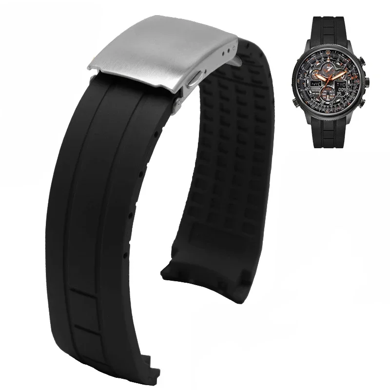 Watch Strap for Citizen Blue Angel Air Eagle Mido Rudder M005 Series Sweat-Proof Comfortable Soft Rubber Men's Outdoor 22 23MM
Watch Strap for Citizen Blue Angel Air Eagle Mido Rudder M005 Series Sweat-Proof Comfortable Soft Rubber Men's Outdoor 22 23MM