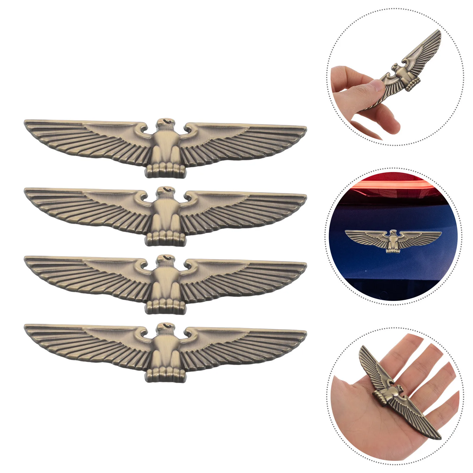 4Pcs 3D Metal Car Decal Eagles Logo Weatherproof Automotive Emblems Car Exterior Decorative Stickers Decorative Stickers Cars
4Pcs 3D Metal Car Decal Eagles Logo Weatherproof Automotive Emblems Car Exterior Decorative Stickers Decorative Stickers Cars