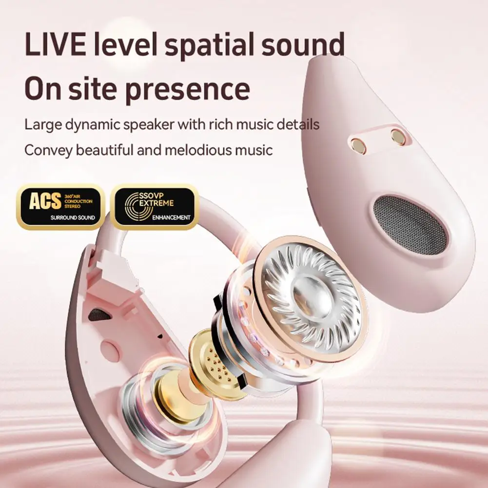 Wireless BT Wireless 5.4 Headphones Ai Translating Earbuds Headphones AI Translator Earbuds for Travel Business and Learnin B2X5
Wireless BT Wireless 5.4 Headphones Ai Translating Earbuds Headphones AI Translator Earbuds for Travel Business and Learnin B2X5