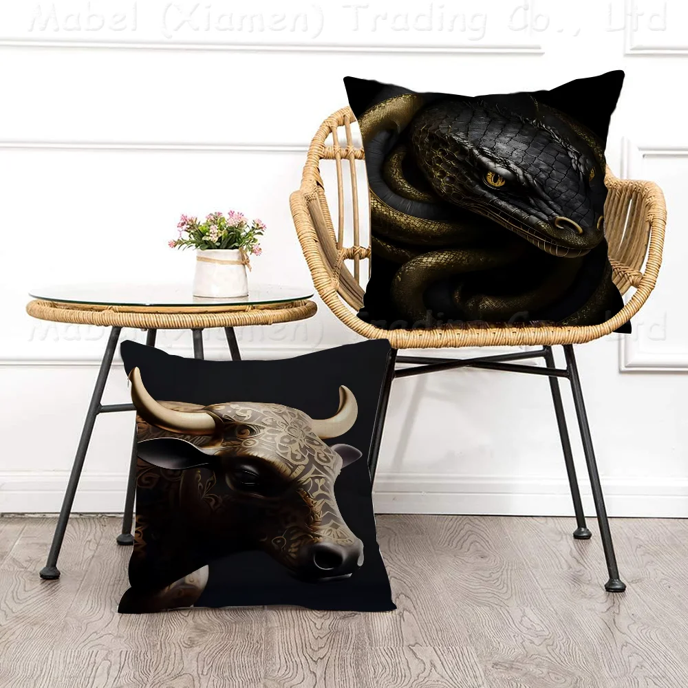 Painting Metal Black Canvas Pillow Covers Cartoon Sofa Decorative Home Double-sided Printing Short Plush Cute Cushion Cover
Painting Metal Black Canvas Pillow Covers Cartoon Sofa Decorative Home Double-sided Printing Short Plush Cute Cushion Cover