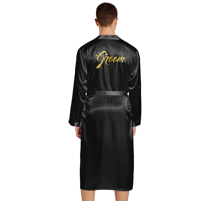 Letter Groom Wedding Kimono Satin Robe Man Loungewear Shower Robes Loose Long Sleeve Sleepwear Peignoir Homme Female Nightgown
Letter Groom Wedding Kimono Satin Robe Man Loungewear Shower Robes Loose Long Sleeve Sleepwear Peignoir Homme Female Nightgown