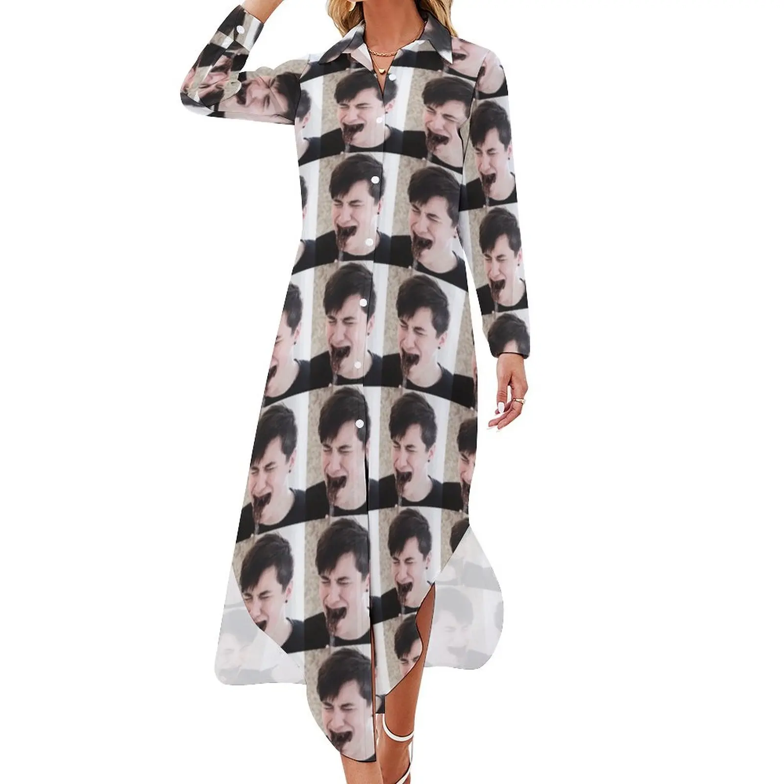 Dan Howell Long Sleeved Shirt Dress chic and elegant evening dress dresses for womens 2024
Dan Howell Long Sleeved Shirt Dress chic and elegant evening dress dresses for womens 2024