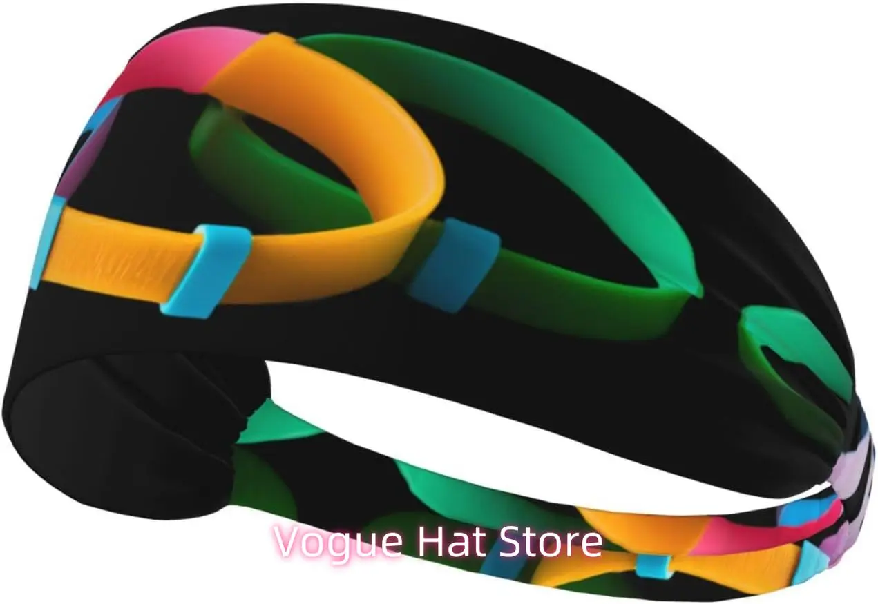 Elastic Exercise Headband - Soft and Breathable Headband for Running, Cycling, Yoga, and More Three Multi-Color Bracelets Pictur
Elastic Exercise Headband - Soft and Breathable Headband for Running, Cycling, Yoga, and More Three Multi-Color Bracelets Pictur