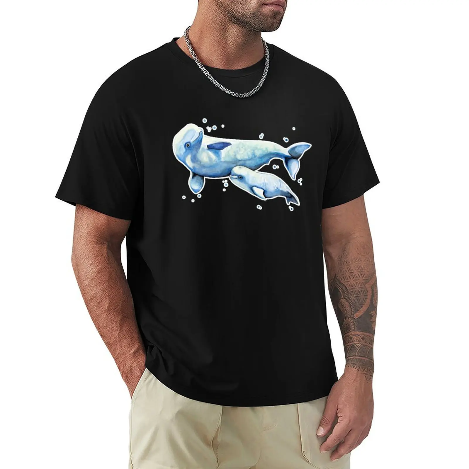 Beluga Whale and Baby T-Shirt plus size tops football t shirt anime clothes for men
Beluga Whale and Baby T-Shirt plus size tops football t shirt anime clothes for men