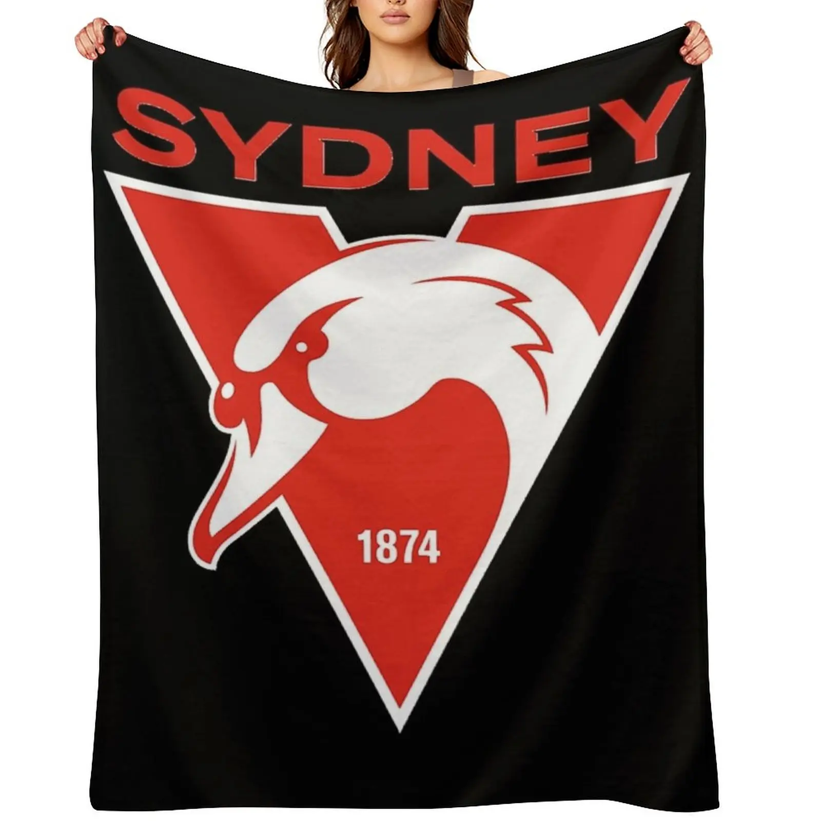 Sydney the Bloods Swans Haughty Swannies-Logo Throw Blanket Decorative Sofas Giant Sofa Thermal warm for winter Blankets
Sydney the Bloods Swans Haughty Swannies-Logo Throw Blanket Decorative Sofas Giant Sofa Thermal warm for winter Blankets