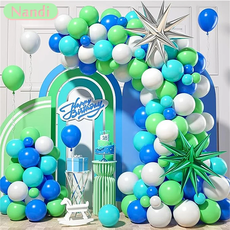 New Balloon Set Balloon Arch Kit Children's Toddler Birthday Party Scene Wedding Layout Decoration Green White Balloon
New Balloon Set Balloon Arch Kit Children's Toddler Birthday Party Scene Wedding Layout Decoration Green White Balloon