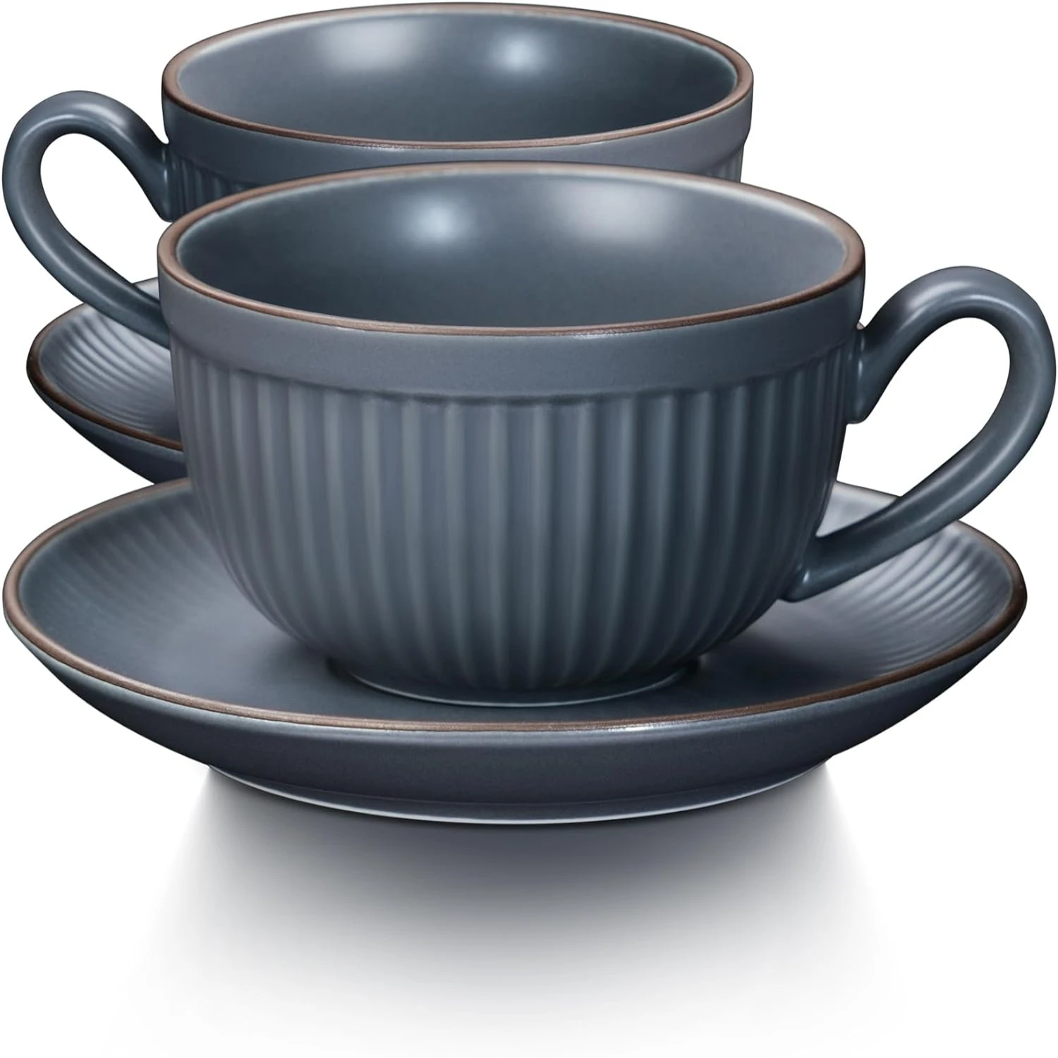 Set of 6 elegant and durable ceramic coffee cups and saucers - perfect for home and office use! Ideal gift for coffee lovers and
Set of 6 elegant and durable ceramic coffee cups and saucers - perfect for home and office use! Ideal gift for coffee lovers and