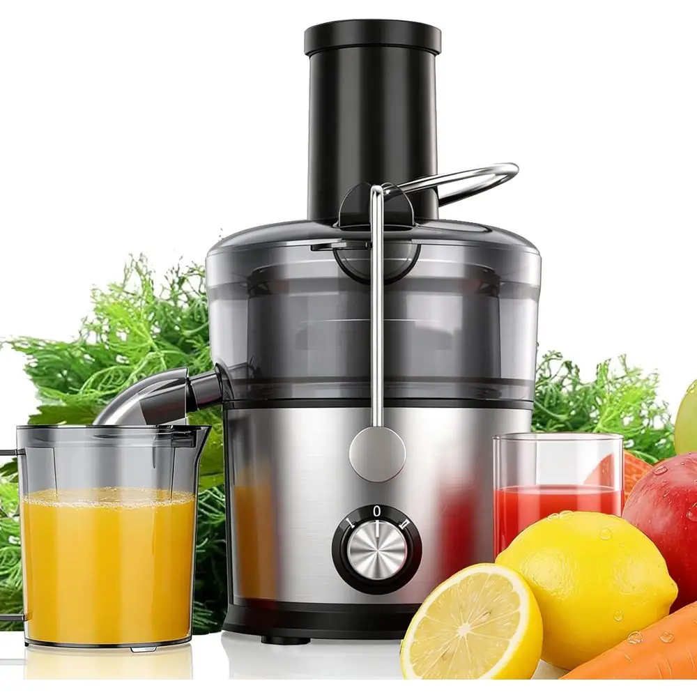 Juicer hines, 1200W Juicer with 3" eed Chute or Whole ruits and Vegs, Dual Speeds Centriugal Juice Extractor, Heavy Duty ull Cop
Juicer hines, 1200W Juicer with 3" eed Chute or Whole ruits and Vegs, Dual Speeds Centriugal Juice Extractor, Heavy Duty ull Cop