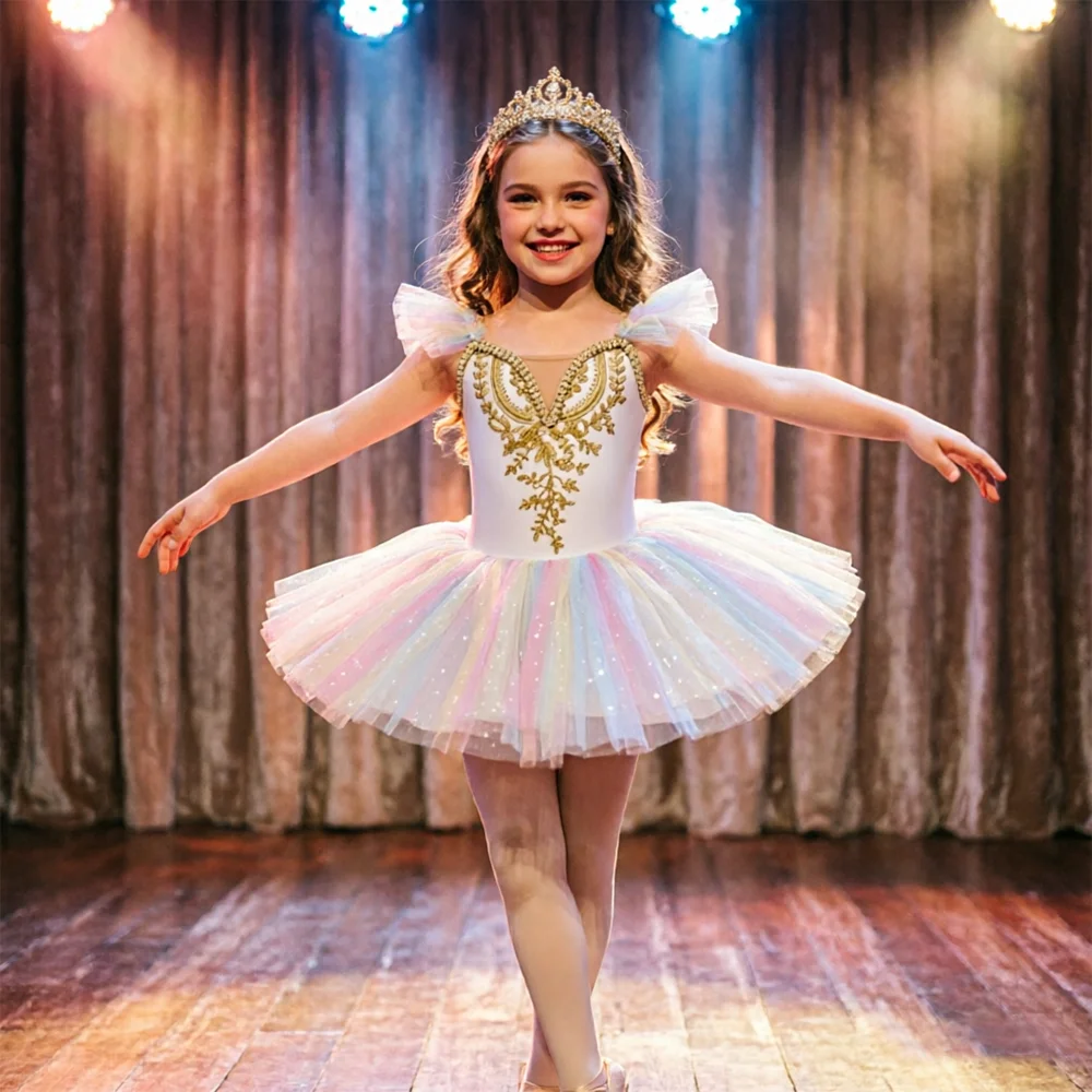 Toddler Girls Skirted Ballet Leotard Princess Tutu Dress Kids Dancewear Stage Performance Costume
Toddler Girls Skirted Ballet Leotard Princess Tutu Dress Kids Dancewear Stage Performance Costume
