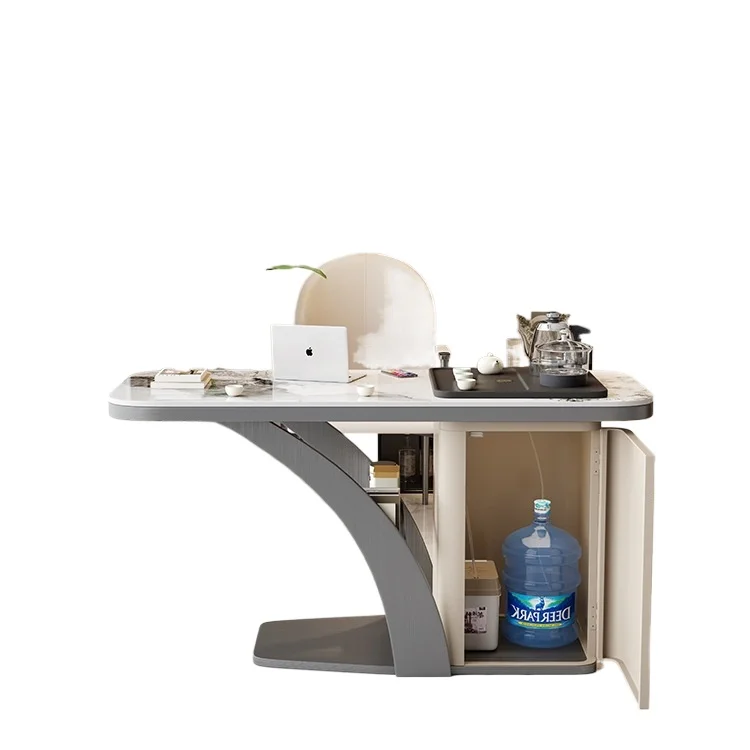 Rock slab balcony tea table and chair combination kettle integrated modern simple small apartment household small tea table
Rock slab balcony tea table and chair combination kettle integrated modern simple small apartment household small tea table