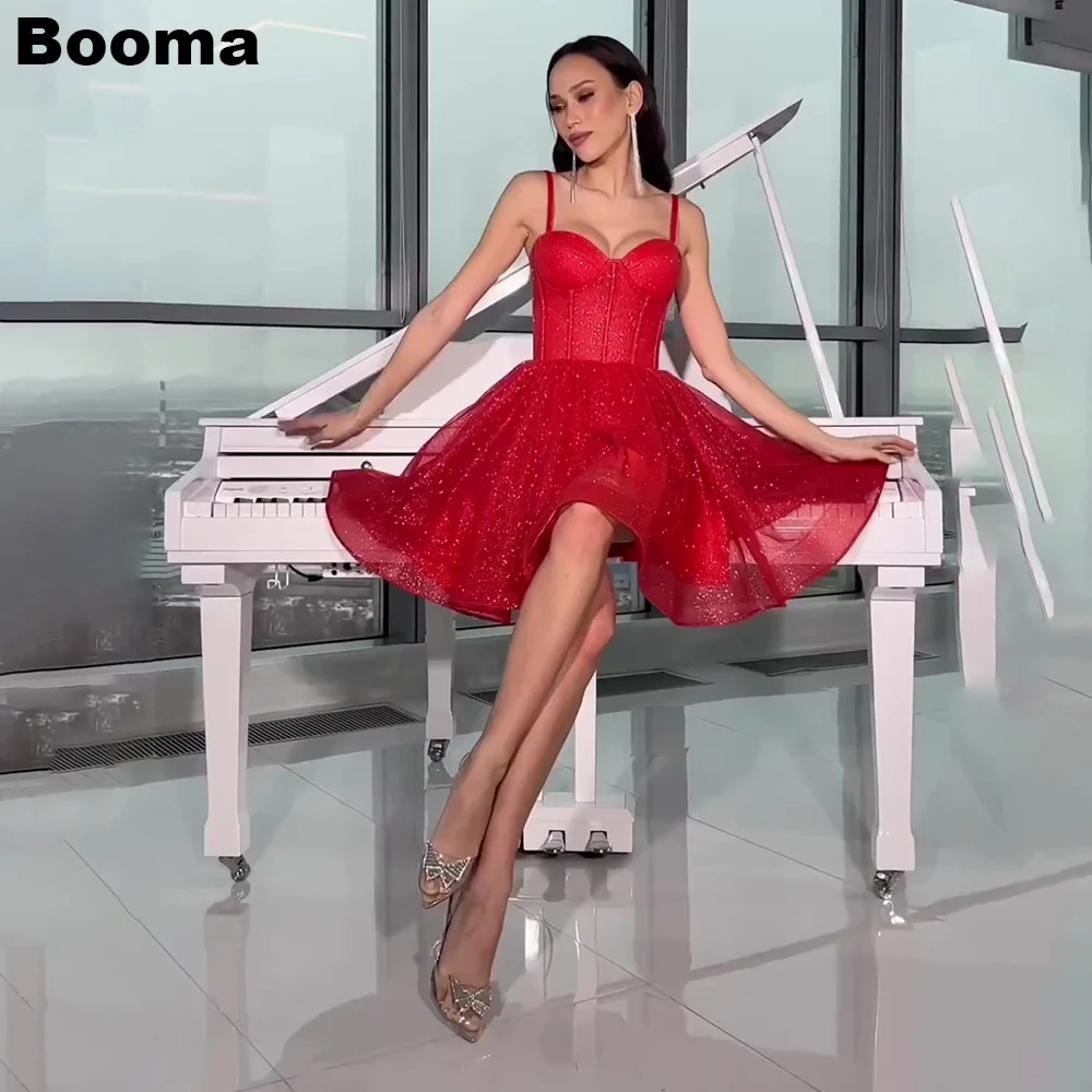 Booma Red Glitter A Line Prom Dresses Sweetheart Boning Corset Lace Up Evening Dresses Knee Length Formal Occasion Dresses 2023
Booma Red Glitter A Line Prom Dresses Sweetheart Boning Corset Lace Up Evening Dresses Knee Length Formal Occasion Dresses 2023