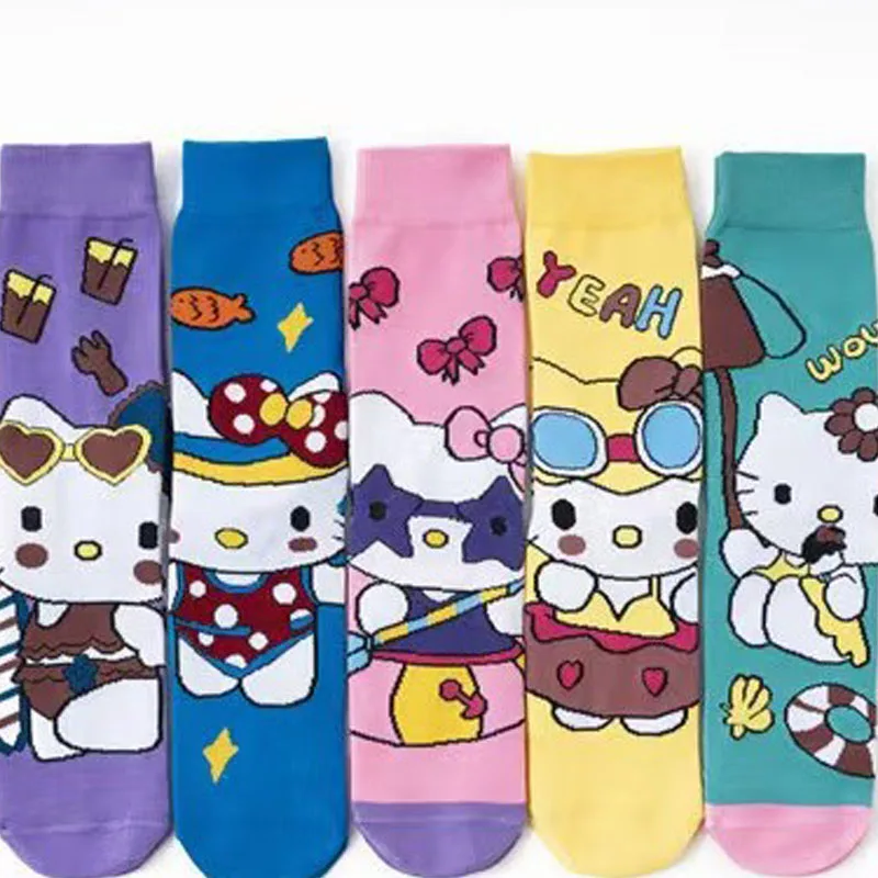 1/5 Pairs Hello Kitty Anime Socks Mid Tube Cotton Socks Cute Hello Kitty
1/5 Pairs Hello Kitty Anime Socks Mid Tube Cotton Socks Cute Hello Kitty
