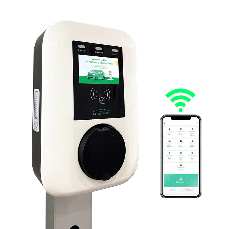 7KW 11KW 22KW 16A 32A Type 1 Type 2 GBT Wallbox Wall-mounted Ac Home Electric Car Ev Fast Charger
7KW 11KW 22KW 16A 32A Type 1 Type 2 GBT Wallbox Wall-mounted Ac Home Electric Car Ev Fast Charger