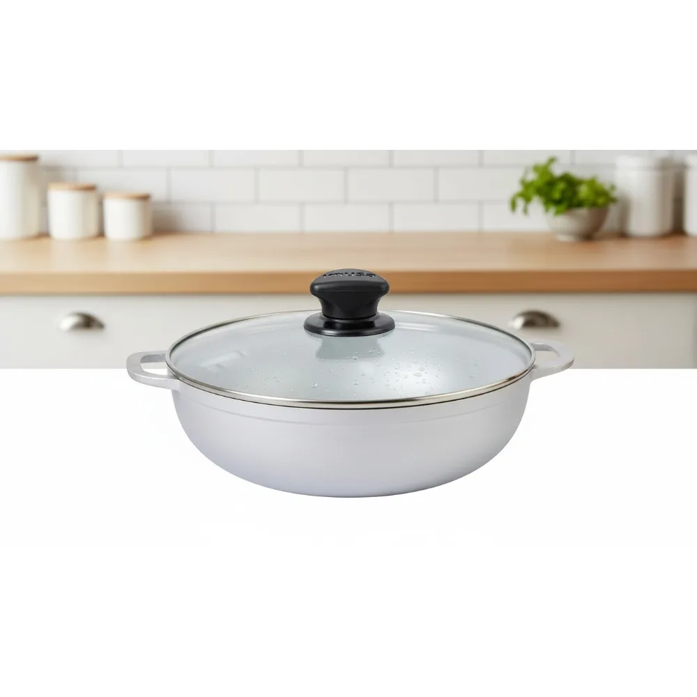 7QT Cast Aluminum Caldero Pot with Glass Lid - Perfect for Family Cooking, Even Heat Distribution, Oven Safe
7QT Cast Aluminum Caldero Pot with Glass Lid - Perfect for Family Cooking, Even Heat Distribution, Oven Safe