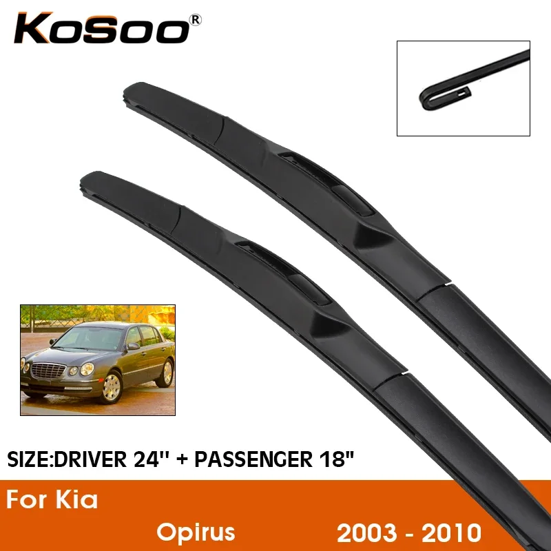 Автомобильная щетка стеклоочистителя для KIA Opirus 2003-2010, резиновая силиконовая заправка для лобового стекла, стеклоочиститель 24 "+ 18" с левым рулем и правым рулем, автоаксессуары
Автомобильная щетка стеклоочистителя для KIA Opirus 2003-2010, резиновая силиконовая заправка для лобового стекла, стеклоочиститель 24 "+ 18" с левым рулем и правым рулем, автоаксессуары