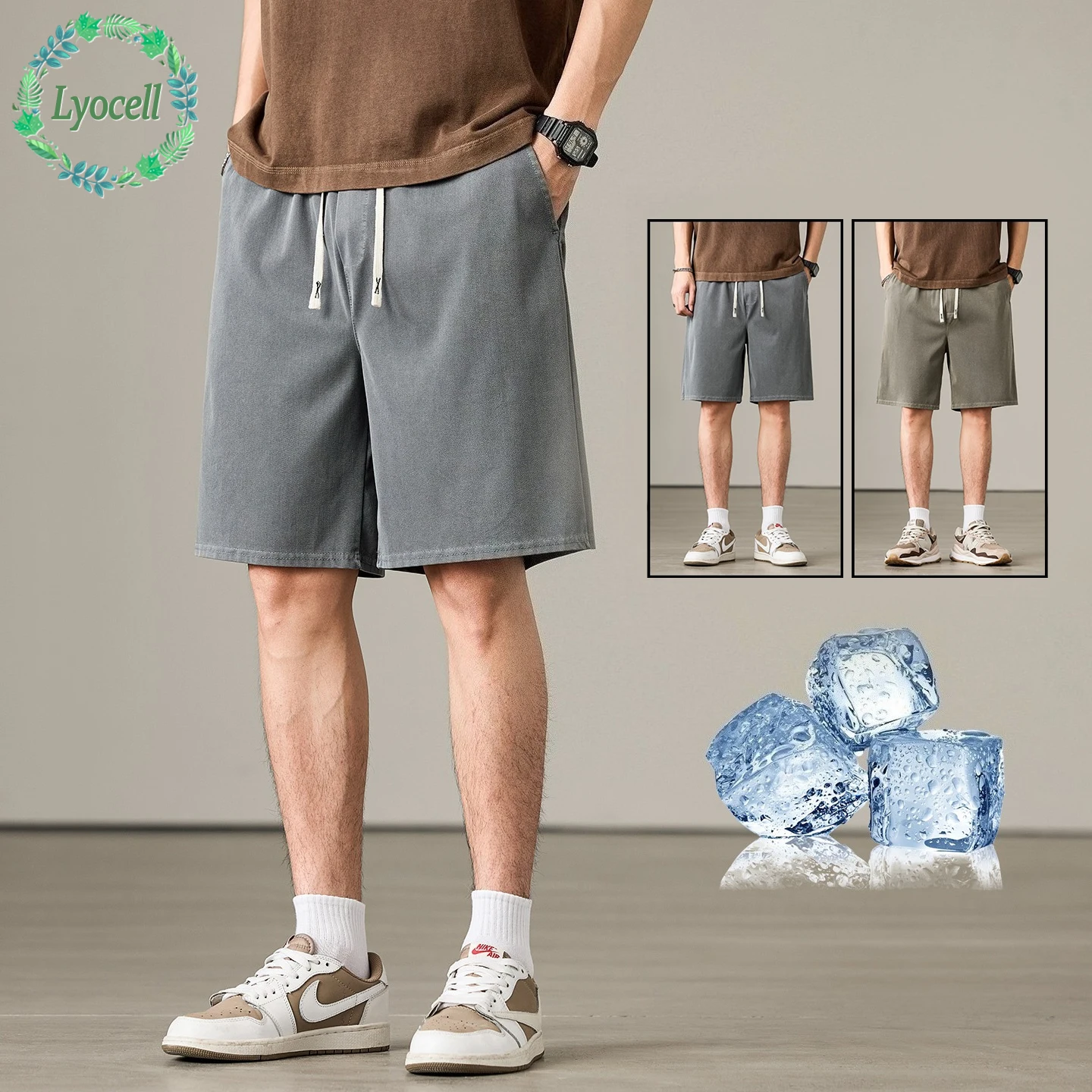 Summer Men's Casual Shorts Loose Lyocell Blended Fabric Pants Men Breathable Bermuda Short Vacation Beach Knee Length Pants Male
Summer Men's Casual Shorts Loose Lyocell Blended Fabric Pants Men Breathable Bermuda Short Vacation Beach Knee Length Pants Male