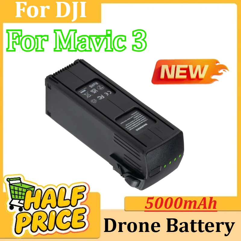 Battery For DJI Mavic 3 Battery Flight Time 46 Minutes Mavic 3 Pro Drone Intelligent Flight Accessories 5000mAh
Battery For DJI Mavic 3 Battery Flight Time 46 Minutes Mavic 3 Pro Drone Intelligent Flight Accessories 5000mAh
