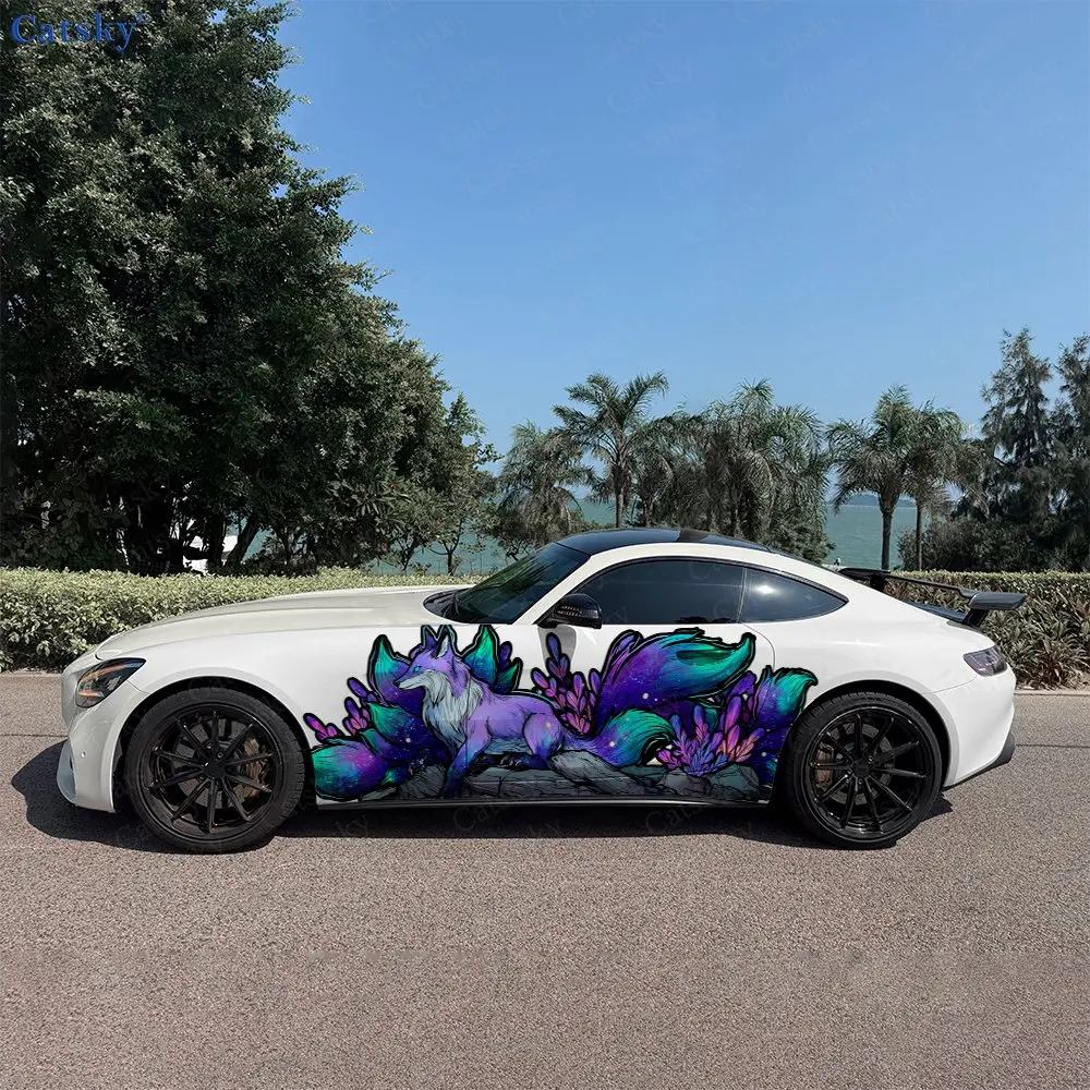 2pcs Neon Fox Decal, Durable, Fade-Resistant, Enhance Your Vehicles Aesthetic With Bold Art Design Car Vinyl Wrap
2pcs Neon Fox Decal, Durable, Fade-Resistant, Enhance Your Vehicles Aesthetic With Bold Art Design Car Vinyl Wrap