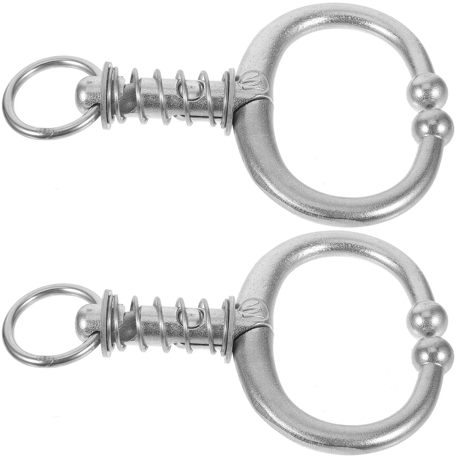 2Pcs Spring Cattle Nose Rings Stainless Steel Livestock Clamp Traction Pulling Tool Practical Durable
2Pcs Spring Cattle Nose Rings Stainless Steel Livestock Clamp Traction Pulling Tool Practical Durable