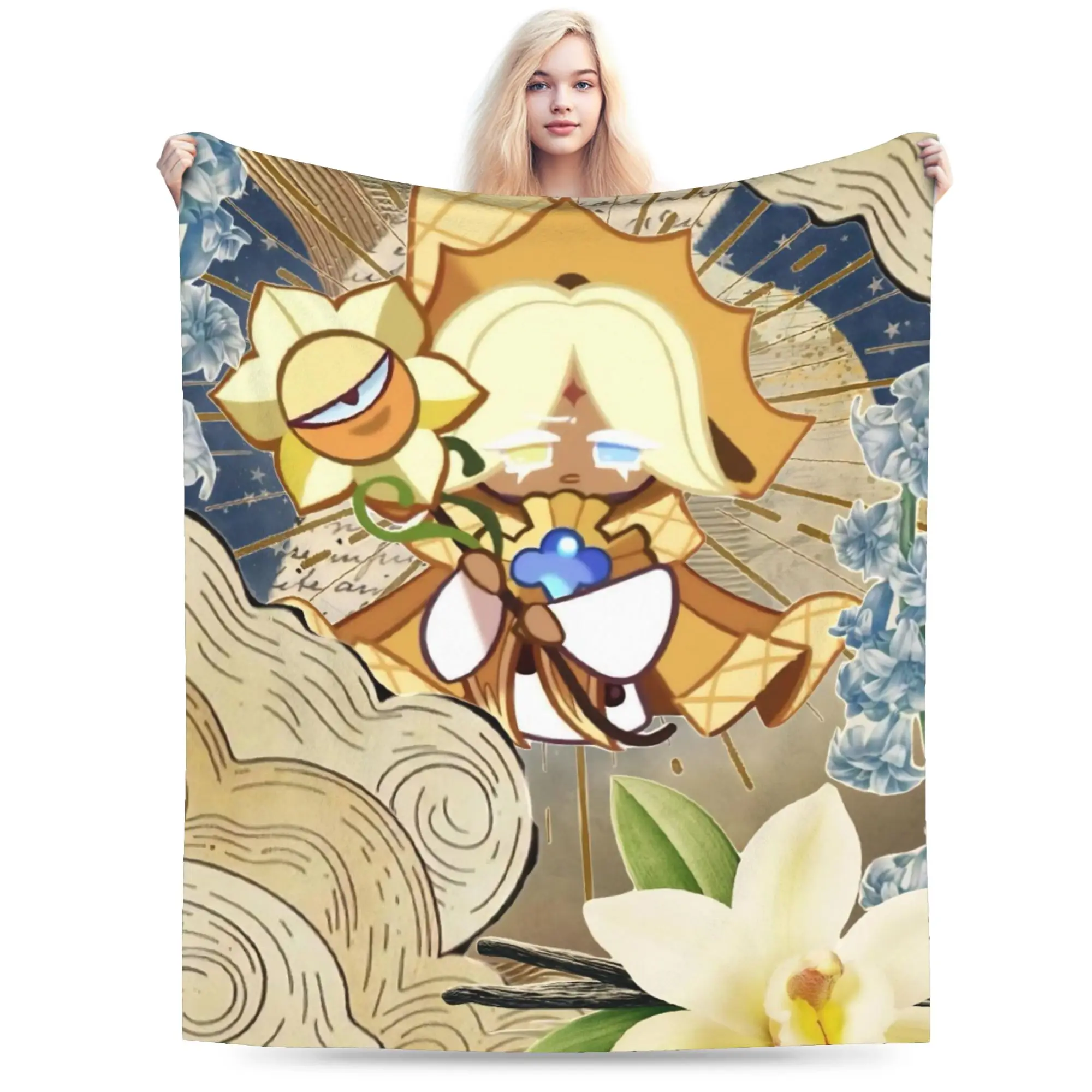 Pure Vanilla Cookie Blanket Fleece All Season Cookie Run Kingdom Soft Throw Blankets for Home Bedroom Bedding Throws
Pure Vanilla Cookie Blanket Fleece All Season Cookie Run Kingdom Soft Throw Blankets for Home Bedroom Bedding Throws