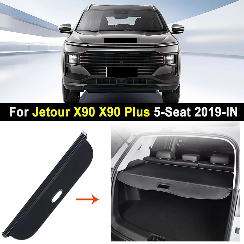 Car Rear Trunk Cargo Cover For JETOUR X90 X90 Plus 5 Seat 2019-IN Luggage Storage Security Shade Shield Curtain Mat Partition
Car Rear Trunk Cargo Cover For JETOUR X90 X90 Plus 5 Seat 2019-IN Luggage Storage Security Shade Shield Curtain Mat Partition