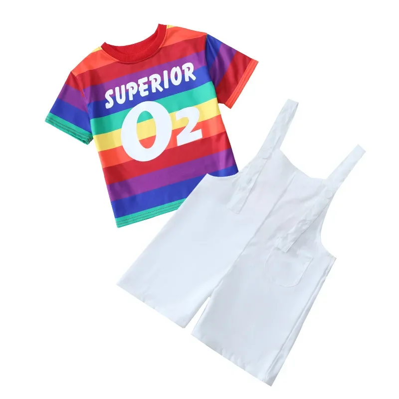 Kindergarten performance costumes, children's cute shoulder straps, choir costumes, elementary school cheerleading performance c
Kindergarten performance costumes, children's cute shoulder straps, choir costumes, elementary school cheerleading performance c