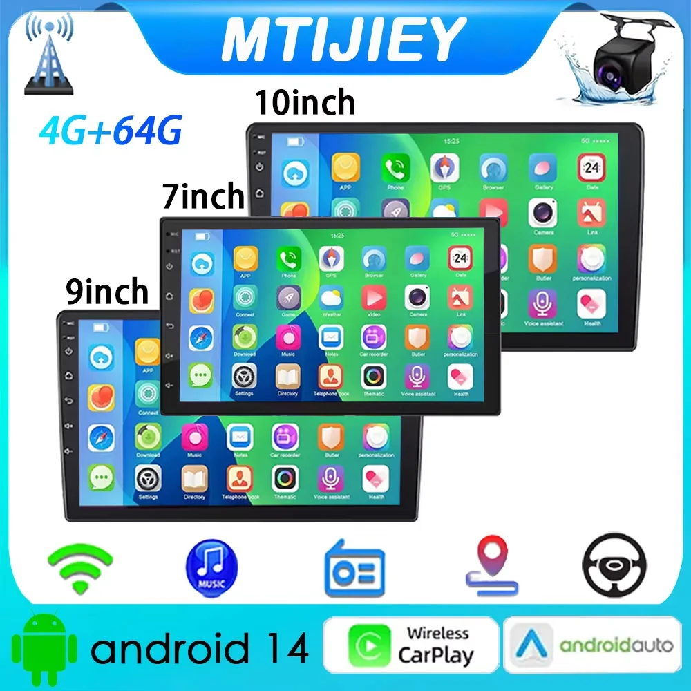 7/9/10'' Android 14 auto Car Radio Multimedia Video 2Din Universal Stereo Carplay GPS For Volkswagen Nissan Hyundai Kia toyota
7/9/10'' Android 14 auto Car Radio Multimedia Video 2Din Universal Stereo Carplay GPS For Volkswagen Nissan Hyundai Kia toyota