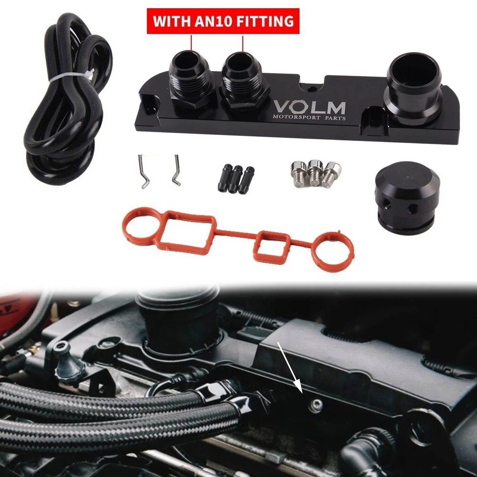 Адаптер PCV с фитингом для двигателей VW Golf 2.0 T FSI MK5 MK6 R 2.0 T FSI EA113
Адаптер PCV с фитингом для двигателей VW Golf 2.0 T FSI MK5 MK6 R 2.0 T FSI EA113