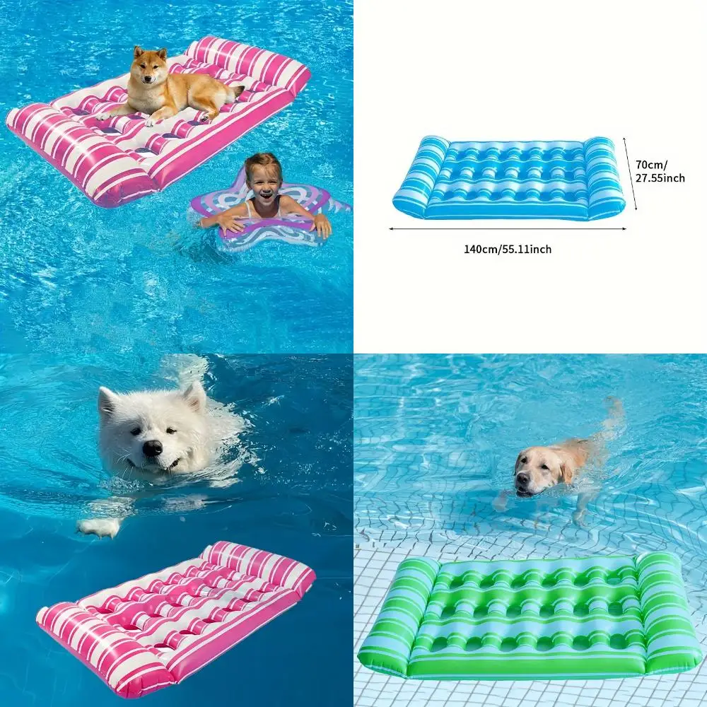 Inflatable Dog Pool Float, Pet Swimming Raft, Water Lounger for Pets, Durable Plastic Floating Mat, No Battery Required - 1 Pack
Inflatable Dog Pool Float, Pet Swimming Raft, Water Lounger for Pets, Durable Plastic Floating Mat, No Battery Required - 1 Pack