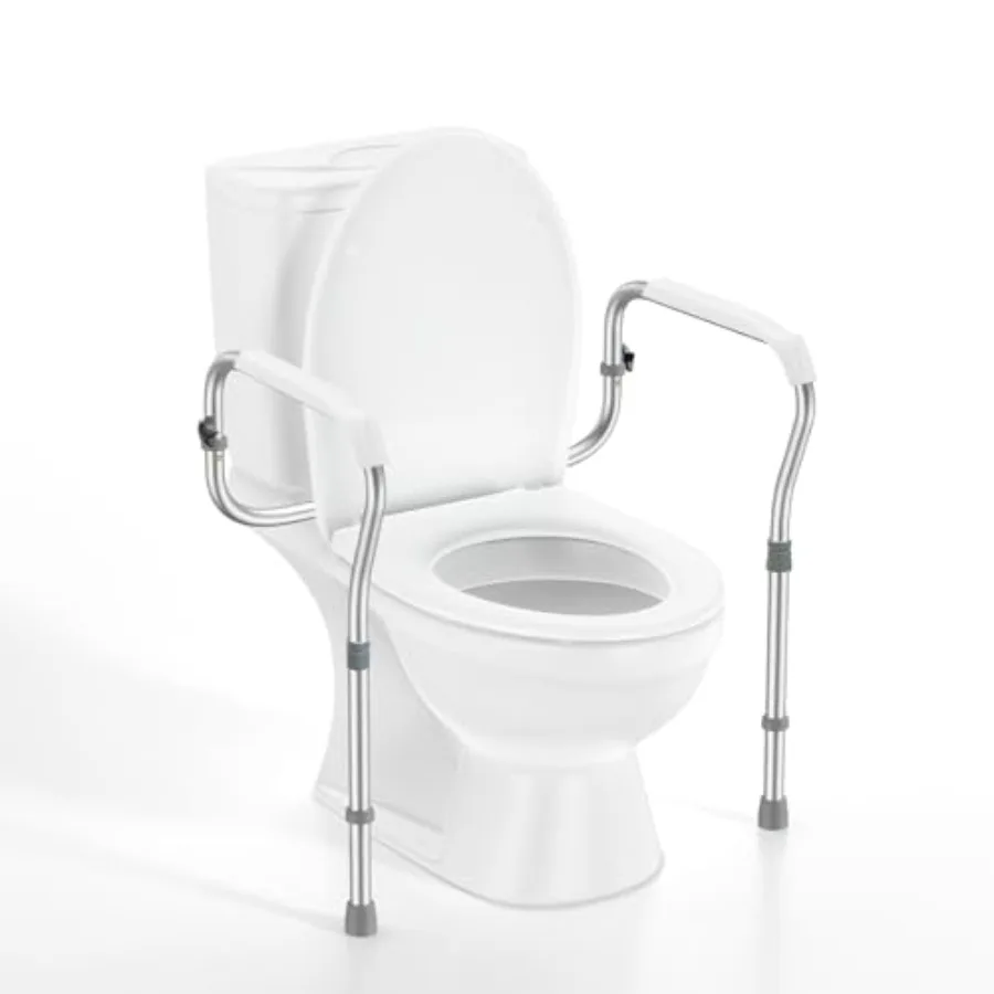 Toilet Safety Rail for Seniors with 2 Reinforced Nuts, Height and Width Adjustable Toilet Safety Frame for Elderly, Handicap an
Toilet Safety Rail for Seniors with 2 Reinforced Nuts, Height and Width Adjustable Toilet Safety Frame for Elderly, Handicap an