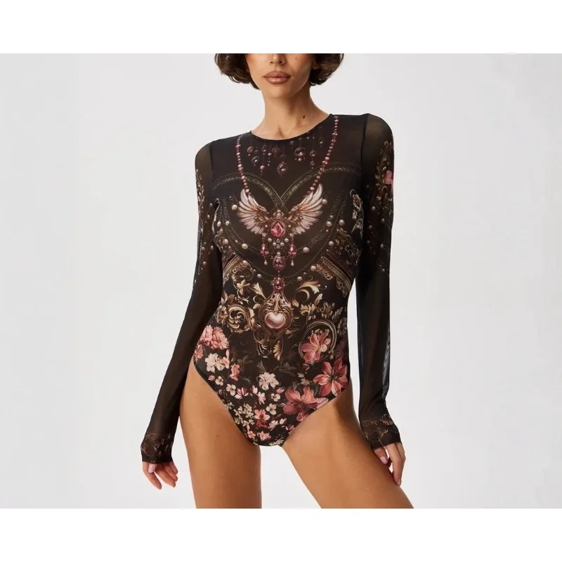 Tattoo Print Long Sleeve Swimsuit Women One Piece Rash Guard Surfing Swimwear UV Protection Bodysuit Beachwear Sexy Bathing Suit
Tattoo Print Long Sleeve Swimsuit Women One Piece Rash Guard Surfing Swimwear UV Protection Bodysuit Beachwear Sexy Bathing Suit