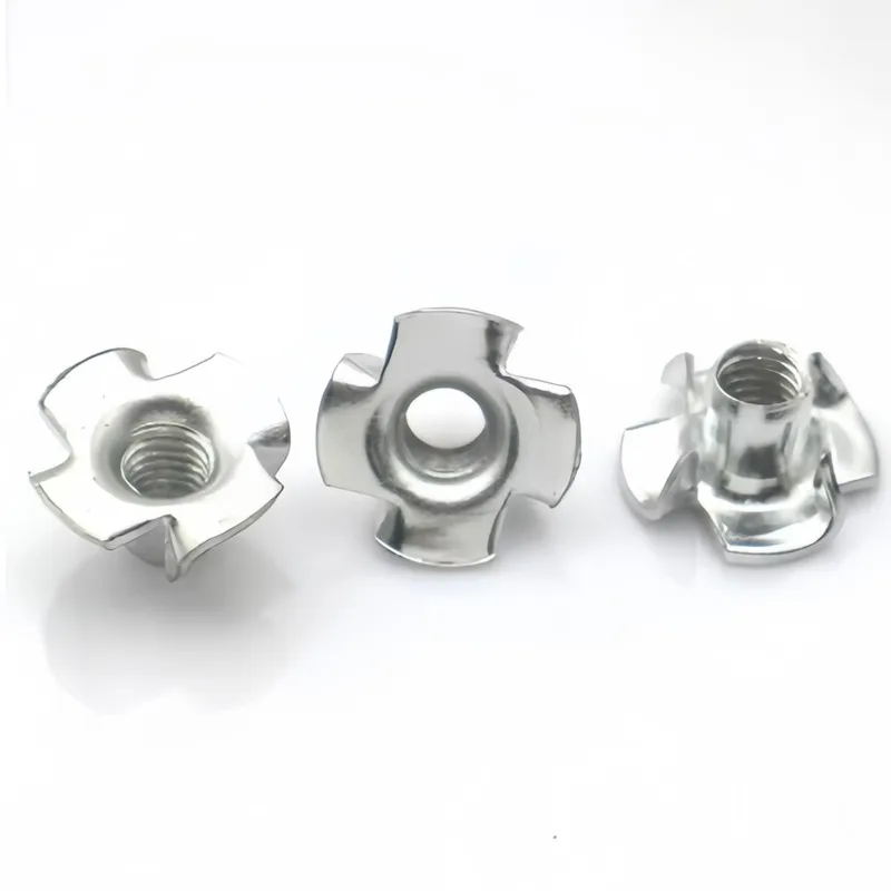 5PCS M6 Heavy-duty T-nut Four-point Lock Anti-slip Full Thread Compatible with Wood DIY Stable For Climbing Bracket
5PCS M6 Heavy-duty T-nut Four-point Lock Anti-slip Full Thread Compatible with Wood DIY Stable For Climbing Bracket