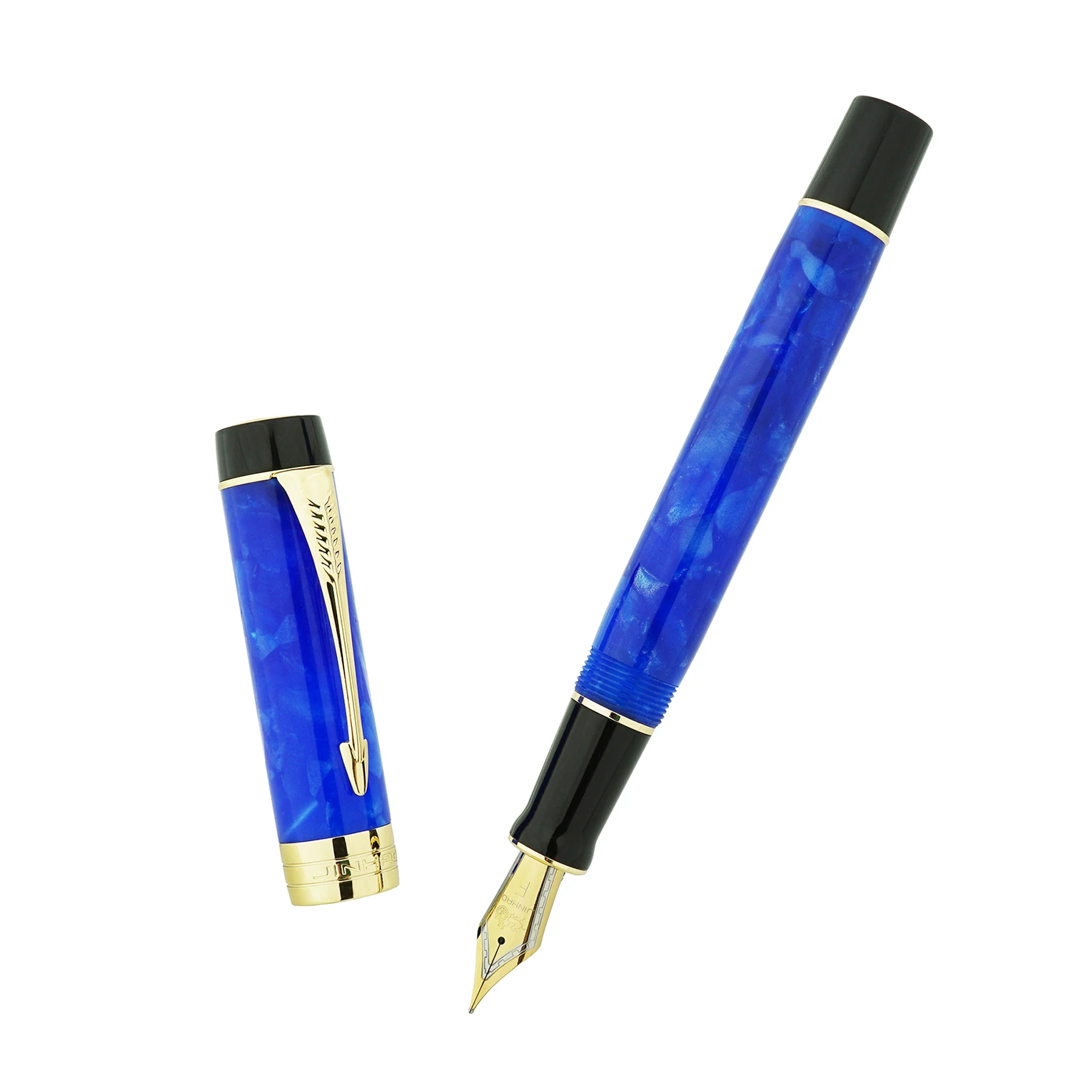 Jinhao 100 Centennial Blue Resin Fountain Pen Arrow Clip EF/F/M/Bent Nib with Converter Writing Business Office Gift Ink Pen
Jinhao 100 Centennial Blue Resin Fountain Pen Arrow Clip EF/F/M/Bent Nib with Converter Writing Business Office Gift Ink Pen