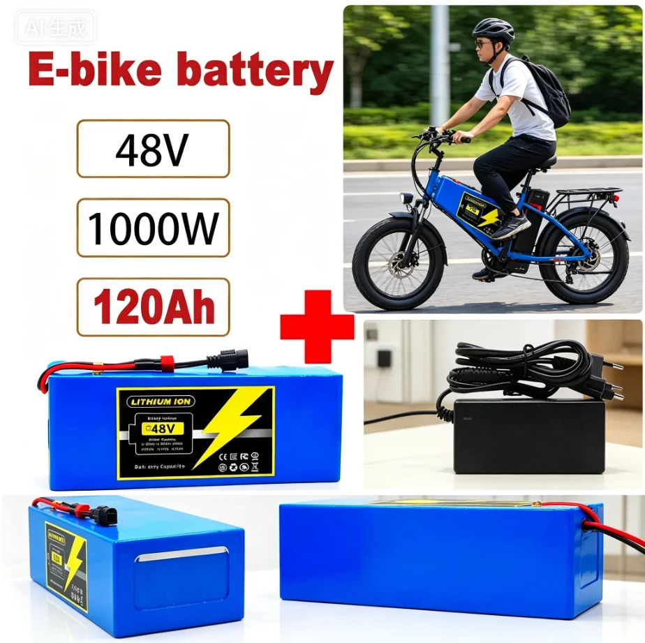 48V 120Ah 13S3P XT-60+DC 18650 Rechargeable Lithium-ion Battery Pack Built-in BMS Circuit Protection Board
48V 120Ah 13S3P XT-60+DC 18650 Rechargeable Lithium-ion Battery Pack Built-in BMS Circuit Protection Board