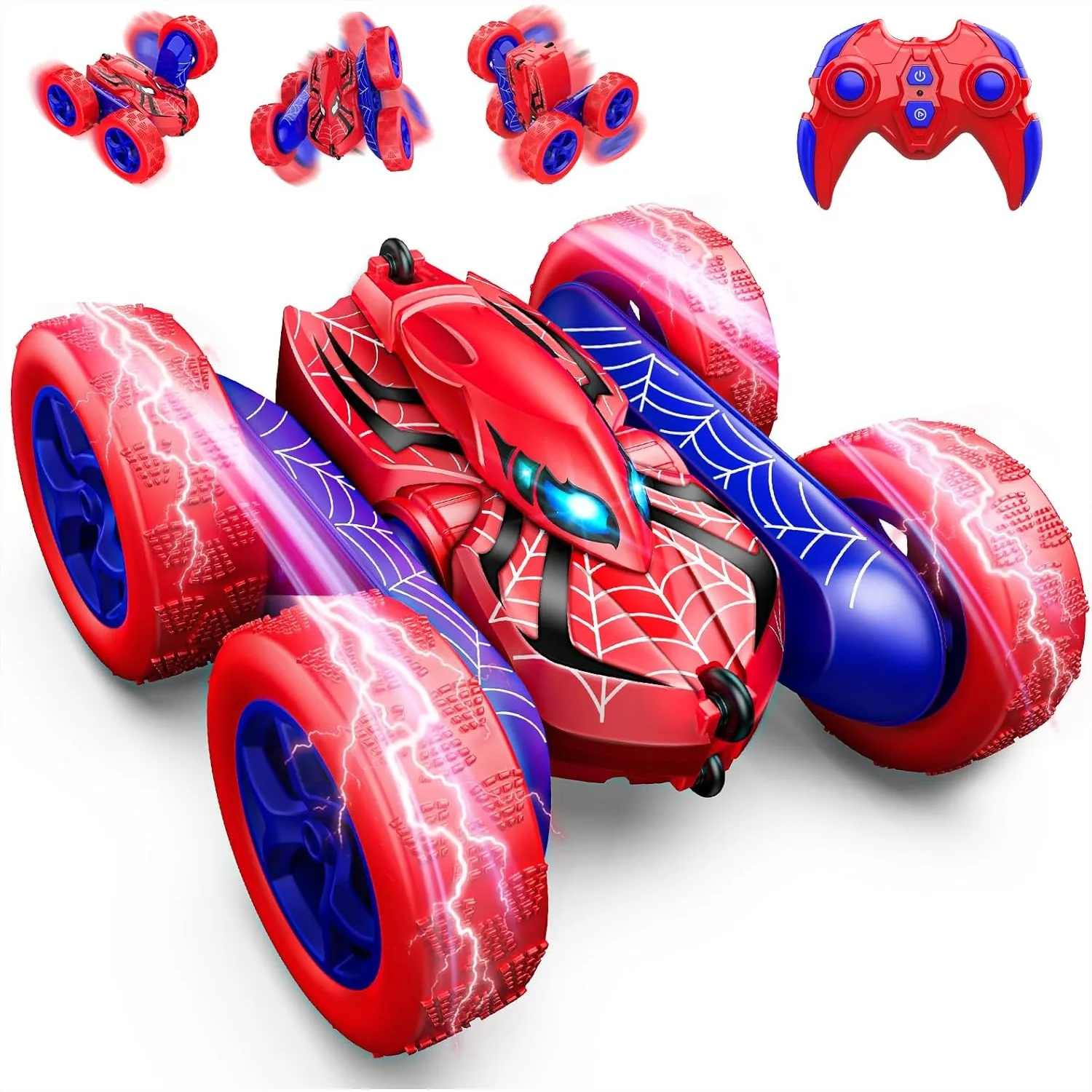 Remote Control Car 4WD 360 Flip RC Cars For Boys Age 3-12 Double Sided Drift Racing Toy With 900mAh Battery 50 Min Play
Remote Control Car 4WD 360 Flip RC Cars For Boys Age 3-12 Double Sided Drift Racing Toy With 900mAh Battery 50 Min Play