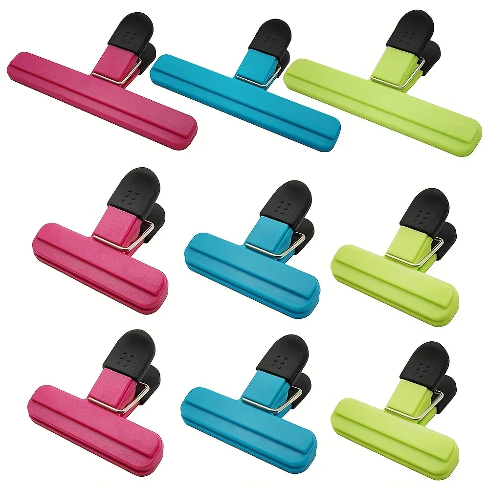 Heavy Duty Multipurpose Bag Clips Durable Kitchen Snack Savers Food Bag Clips Storage Organizer for Freshness Secure Storage
Heavy Duty Multipurpose Bag Clips Durable Kitchen Snack Savers Food Bag Clips Storage Organizer for Freshness Secure Storage