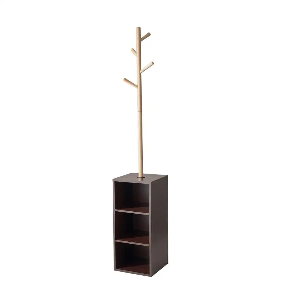 Hutch Style Storage Coat Rack with Multiple Hooks and Shelf
Hutch Style Storage Coat Rack with Multiple Hooks and Shelf