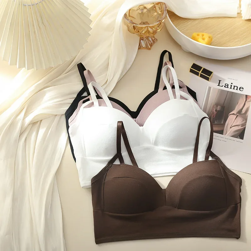 2022 Cotton Bustiers Fashion Casual Corset Top Women's Intimates Bras Soft Push Up Underwear Wire Free Bra Preppy Top Lingerie
2022 Cotton Bustiers Fashion Casual Corset Top Women's Intimates Bras Soft Push Up Underwear Wire Free Bra Preppy Top Lingerie