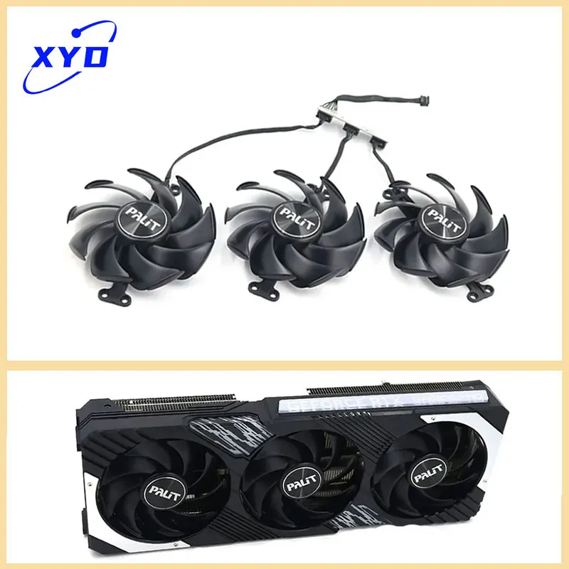 NEW 90MM TH9520B2H-PCB02 Cooling Fan for Palit GeForce RTX 4070Ti 4080 4090 GameRock GamingPro JetStream Graphics Card Cooler
NEW 90MM TH9520B2H-PCB02 Cooling Fan for Palit GeForce RTX 4070Ti 4080 4090 GameRock GamingPro JetStream Graphics Card Cooler