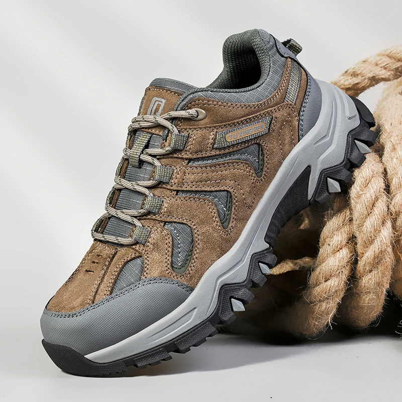 High Quality Hiking Shoes Unisex Durable Anti Slip Outdoor Sneakers Lace Up Men Casual Trekking Boots Mountain Climbing Shoes
High Quality Hiking Shoes Unisex Durable Anti Slip Outdoor Sneakers Lace Up Men Casual Trekking Boots Mountain Climbing Shoes