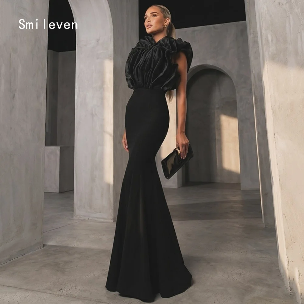 Smileven Luxury Noval Mermaid Evening Dress Vertical Pleats Elegant Formal Prom Dresses Sleeveless Party Gowns Customized 2026
Smileven Luxury Noval Mermaid Evening Dress Vertical Pleats Elegant Formal Prom Dresses Sleeveless Party Gowns Customized 2026