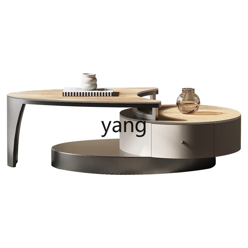 CX rock slab coffee table light luxury modern small apartment movable home living room coffee table
CX rock slab coffee table light luxury modern small apartment movable home living room coffee table