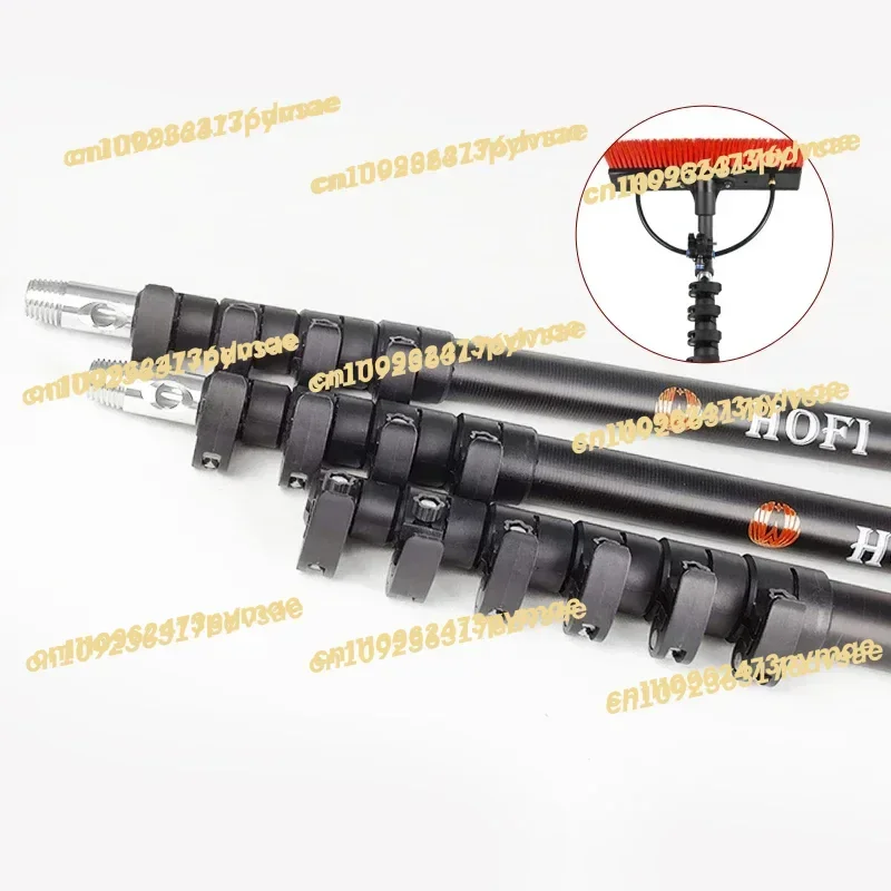 NEW HOFI Long-Reach Telescopic Poles Carbon Fiber Extendable Portable Camera Mast Tripod for Photography Survey and Detector Use
NEW HOFI Long-Reach Telescopic Poles Carbon Fiber Extendable Portable Camera Mast Tripod for Photography Survey and Detector Use