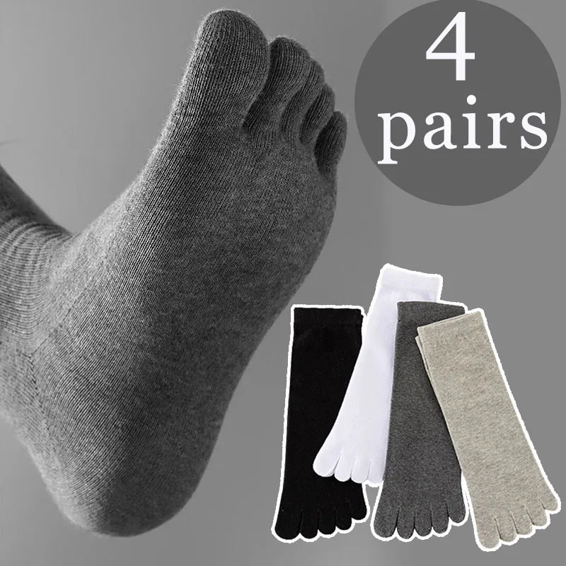 4Pairs Toe Socks Crew Socks Men and Women Five Fingers Socks Breathable Cotton Socks Sports Running Solid Color Split Toe Socks
4Pairs Toe Socks Crew Socks Men and Women Five Fingers Socks Breathable Cotton Socks Sports Running Solid Color Split Toe Socks