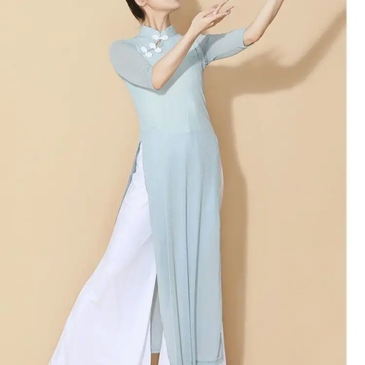 Elegant Classical Dance Elastic Top Dance Gown Practice Costume National Dance Performance Wear Breathable Professi...
Elegant Classical Dance Elastic Top Dance Gown Practice Costume National Dance Performance Wear Breathable Professi...