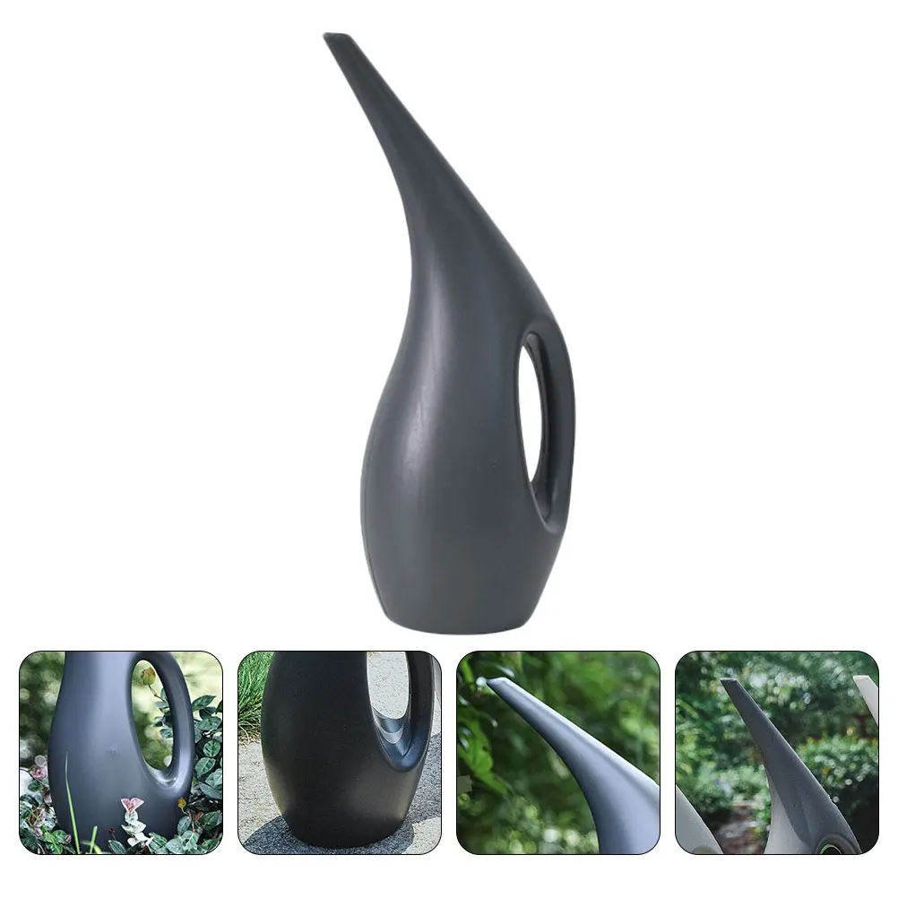 Long Mouth Watering Pot 1.5L Dark Grey Plastic Sprinkler Uniform Water Flow Large Capacity Gardening Flowers Sprayer Plants
Long Mouth Watering Pot 1.5L Dark Grey Plastic Sprinkler Uniform Water Flow Large Capacity Gardening Flowers Sprayer Plants