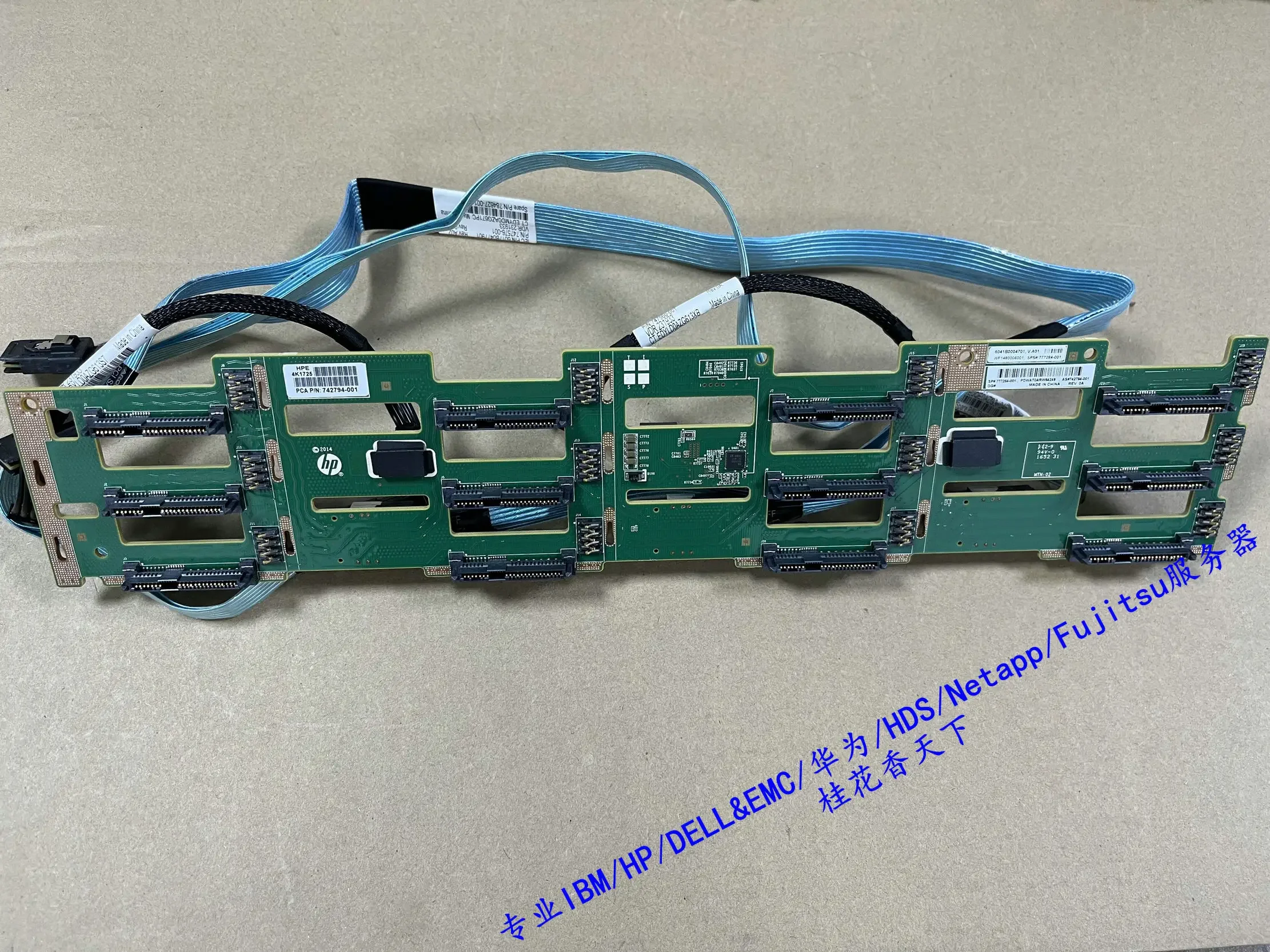 Used For HP 380G9 3.5 inch 12 disk hard disk backplane 747560 777284-001 with 440 840sas cable
Used For HP 380G9 3.5 inch 12 disk hard disk backplane 747560 777284-001 with 440 840sas cable