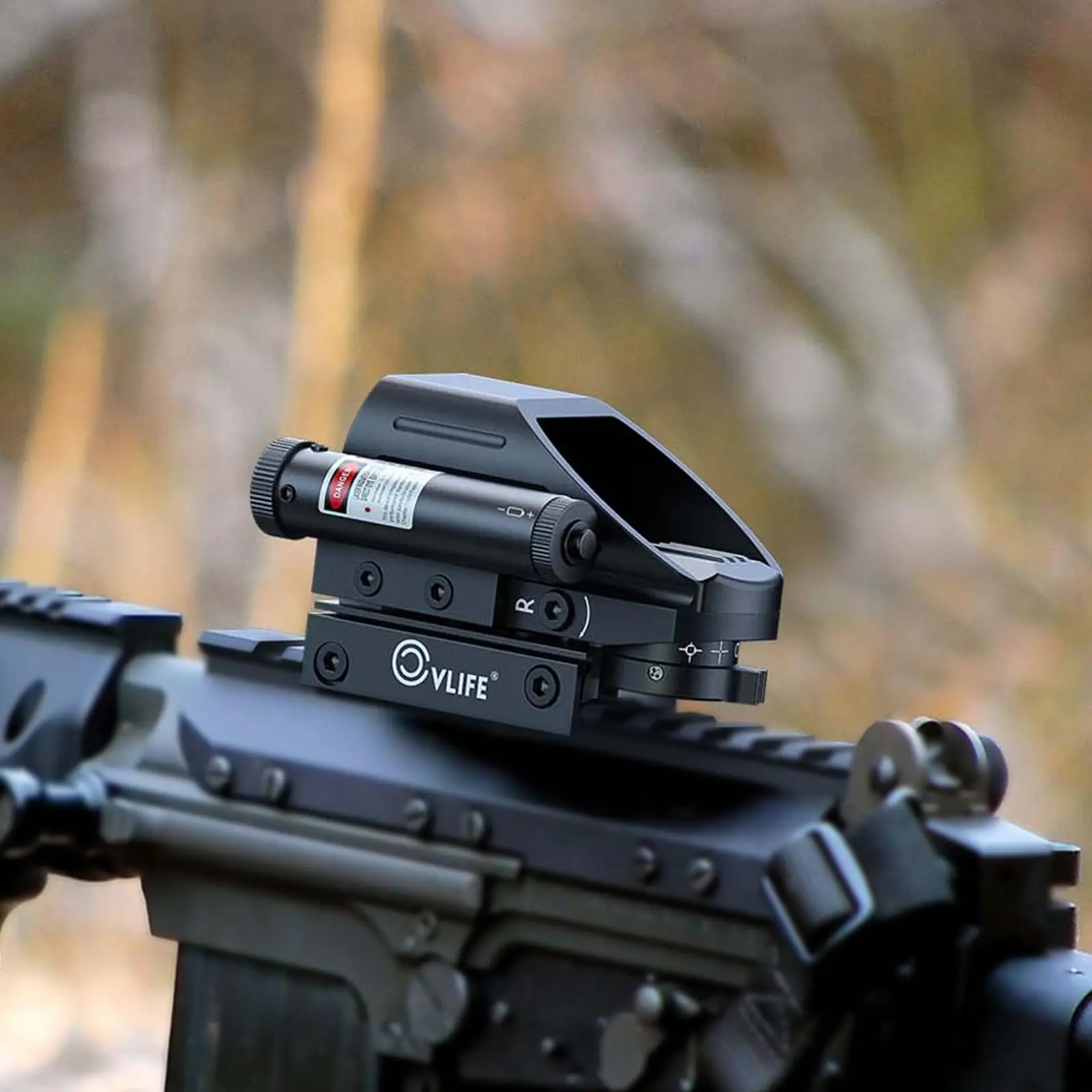 1x22x33 Reflex Sight Red and Green 4 Reticle Dot Sight with 2mW Red Sight Laser For 20mm Picatinny Rails 
1x22x33 Reflex Sight Red and Green 4 Reticle Dot Sight with 2mW Red Sight Laser For 20mm Picatinny Rails