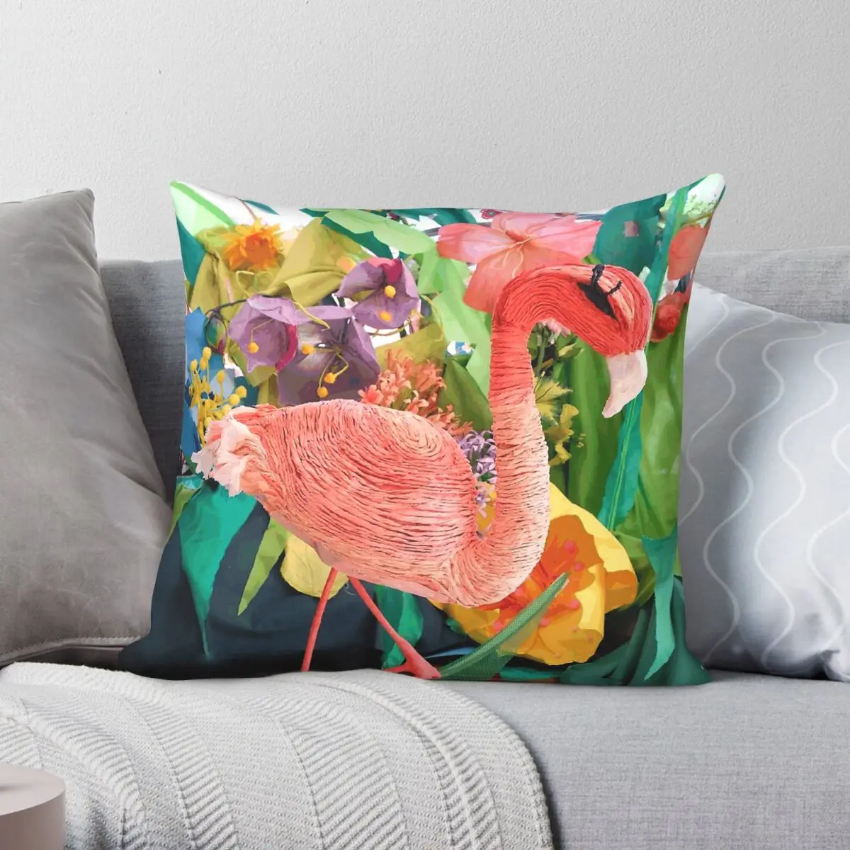 Flamingo Fiesta Paper Flowers Pillowcase Polyester Linen Velvet Creative Zip Decorative Car Cushion Cover Wholesale 18"
Flamingo Fiesta Paper Flowers Pillowcase Polyester Linen Velvet Creative Zip Decorative Car Cushion Cover Wholesale 18"