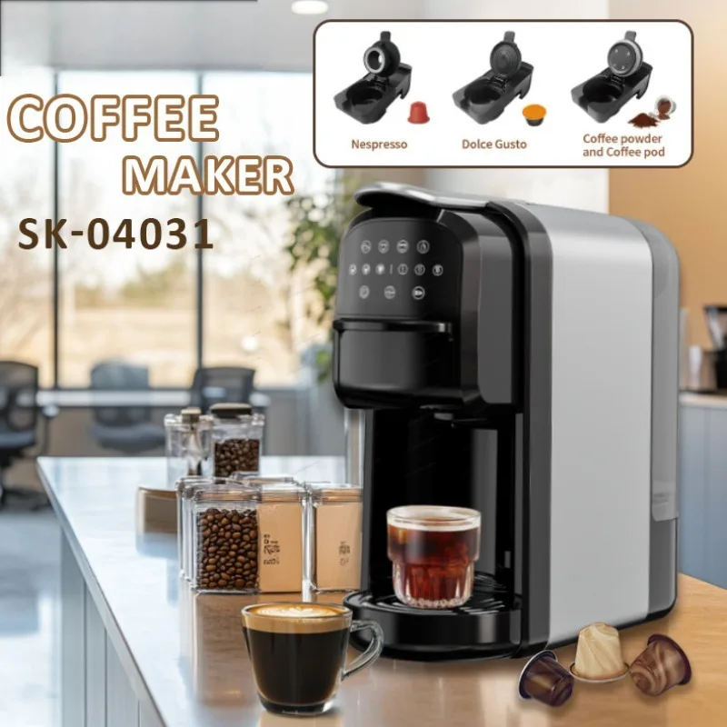 Coffee Machine 3 in 1 Espresso Capsule Coffee Maker for Home Daily Use
Coffee Machine 3 in 1 Espresso Capsule Coffee Maker for Home Daily Use
